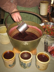 Making Strawberry Jam at Hillside Homestead.